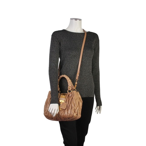 Authentic MIU MIU Matelasse 2Way black leather Bag - Picture 11 of 11